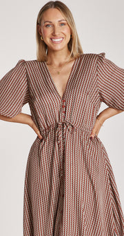 Jackie Dress - Casablanca Print