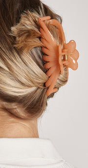 Ariel Hair Clip - Orange