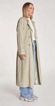 Summer Trench Coat - Sage