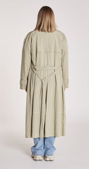 Summer Trench Coat - Sage