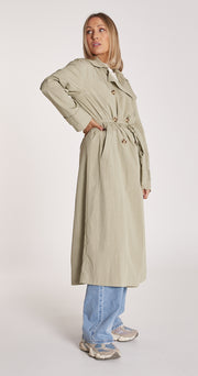 Summer Trench Coat - Sage