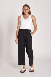 Noah Cropped Pant - Black