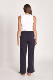 Noah Wide Pant - Navy Stripe