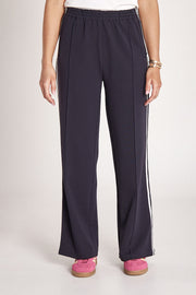 Noah Wide Pant - Navy Stripe