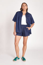 Arlo Denim Shirt - Dark Blue