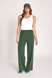 Noah Wide Pant - Green Stripe