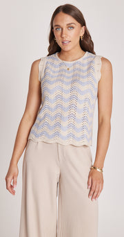 Skye Tank- Blue Wave