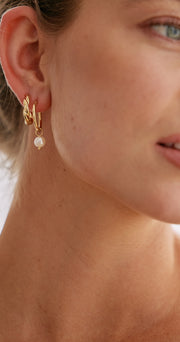 Abbie Hoop Earrings 2 Pack - Gold