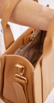 Lyla Mini Tote Bag - Light Tan