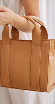 Lyla Mini Tote Bag - Light Tan