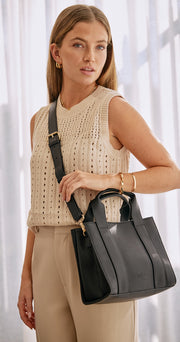 Lyla Mini Tote Bag - Black