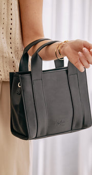 Lyla Mini Tote Bag - Black
