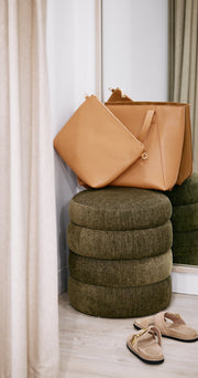 Lenny Everyday Tote Bag - Light Tan