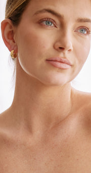 Evie Hoop Earrings - Gold