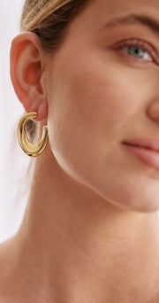 Matilda Hoop Earrings - Gold