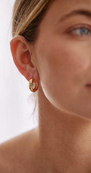 Louise Hoop Earrings - Gold