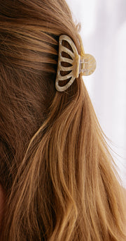 Sadie Claw Clip - Cream