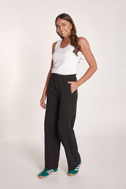 Noah Wide Pant - Black