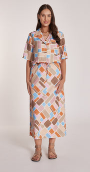 Amy Skirt - Mosaic Print