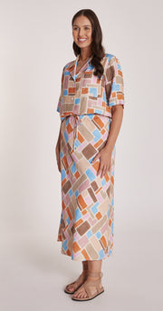 Amy Shirt - Mosaic Print