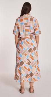 Amy Shirt - Mosaic Print