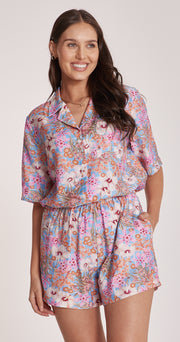 Tallulah Short - Hibiscus Print