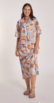 Amy Shirt - Mosaic Print