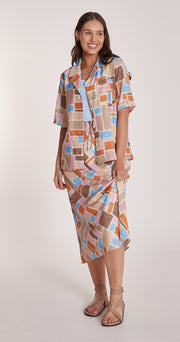 Amy Shirt - Mosaic Print