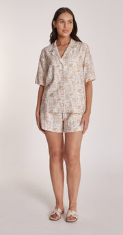 Kallie Shirt - Cove Print