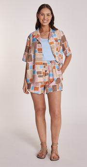 Amy Shirt - Mosaic Print