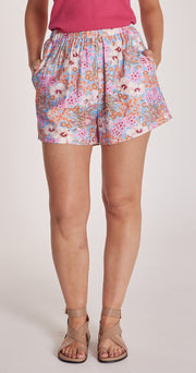 Tallulah Short - Hibiscus Print