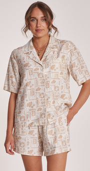 Kallie Shirt - Cove Print