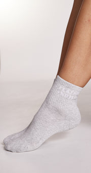 Essential Ankle Socks - Grey Marle