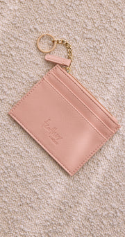 Mira Keychain Card Wallet - Soft Pink