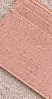 Mira Keychain Card Wallet - Soft Pink