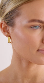 Harlow Hoop Earrings - Gold