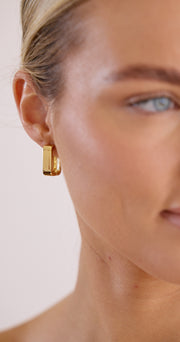 Harlow Hoop Earrings - Gold