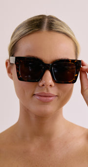 Sorrento Sunglasses - Dark Tort