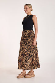 Riley Skirt - Leopard