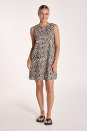Perri Shift Dress - Leopard