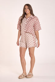 Raya Shirt - Paloma Print