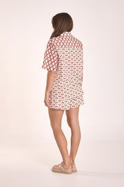 Raya Shirt - Paloma Print