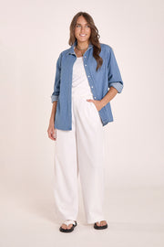 Maggie Shirt - Pinstripe