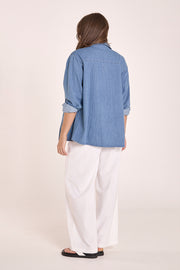 Maggie Shirt - Pinstripe
