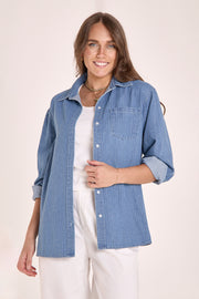 Maggie Shirt - Pinstripe
