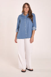 Maggie Shirt - Pinstripe