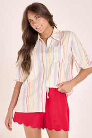 Charli Shirt - Retro Stripe