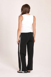 Noah Wide Pant - Black Stripe
