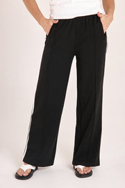 Noah Wide Pant - Black Stripe