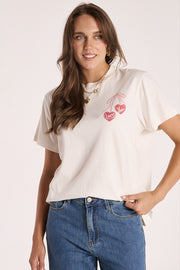 Lucky You Graphic Tee - Stone